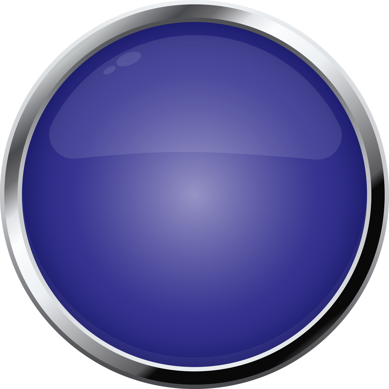 Realistic colored button