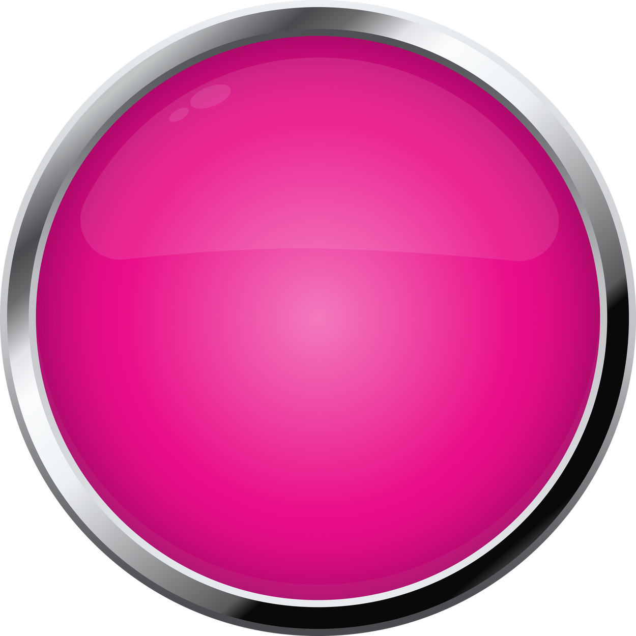 Realistic colored button