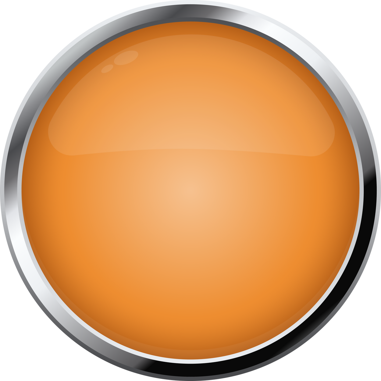 Realistic colored button 